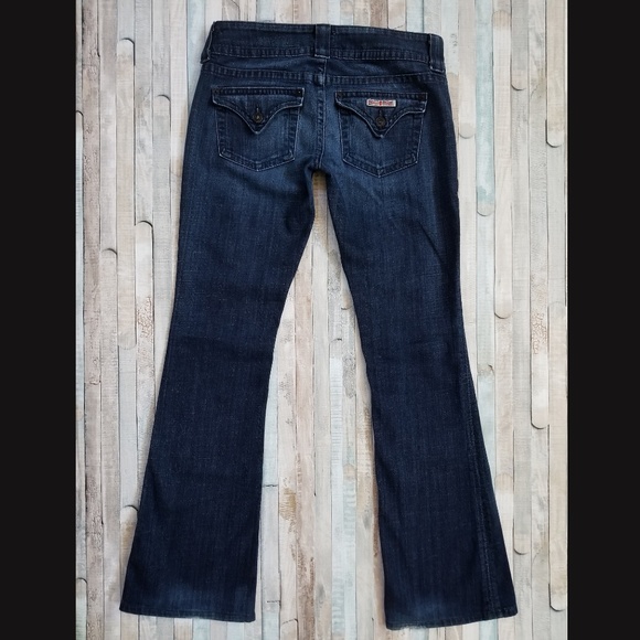 Hudson Dark Wash Flare Jeans - Picture 3 of 8